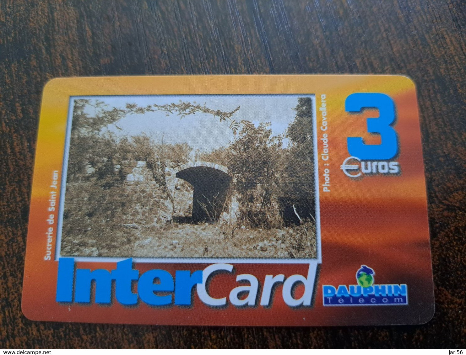 Antilles (French) - ST MARTIN INTERCARD / SUCRERIE DE SAINT JEAN 3 EURO /  INTER 99 / USED CARD ** 10193 **