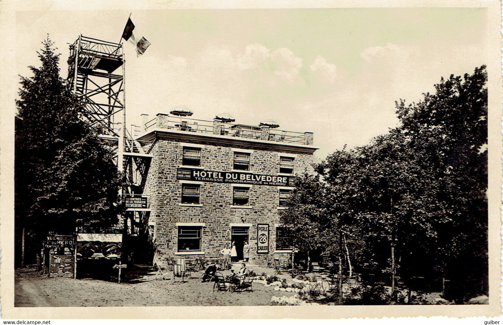 Nadrin Hotel Bervedere Au Sommet Du Herou  Carte Photo - Houffalize