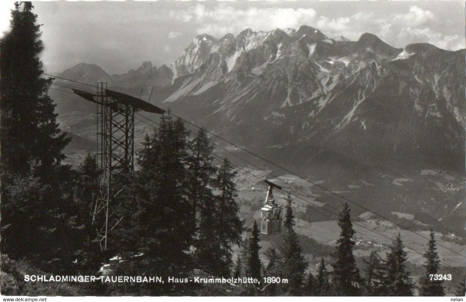 SCHLADMINGER - TAUERNBAHN , HAUS KRUMMBOLZHUTTE - REAL PHOTO  - F.P. - Haus Im Ennstal