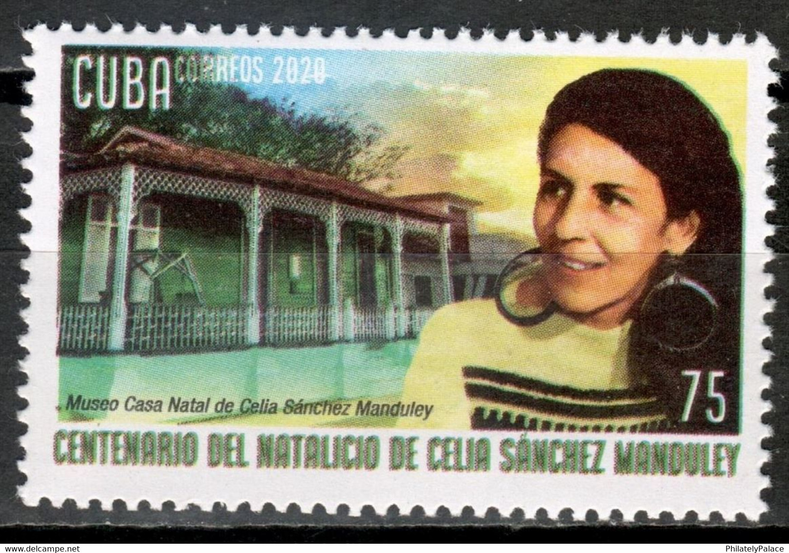 CUBA 2020 ***  Cuban Revolution Fighter Celia Sánchez MNH  (**) Limited Edition - Nuevos