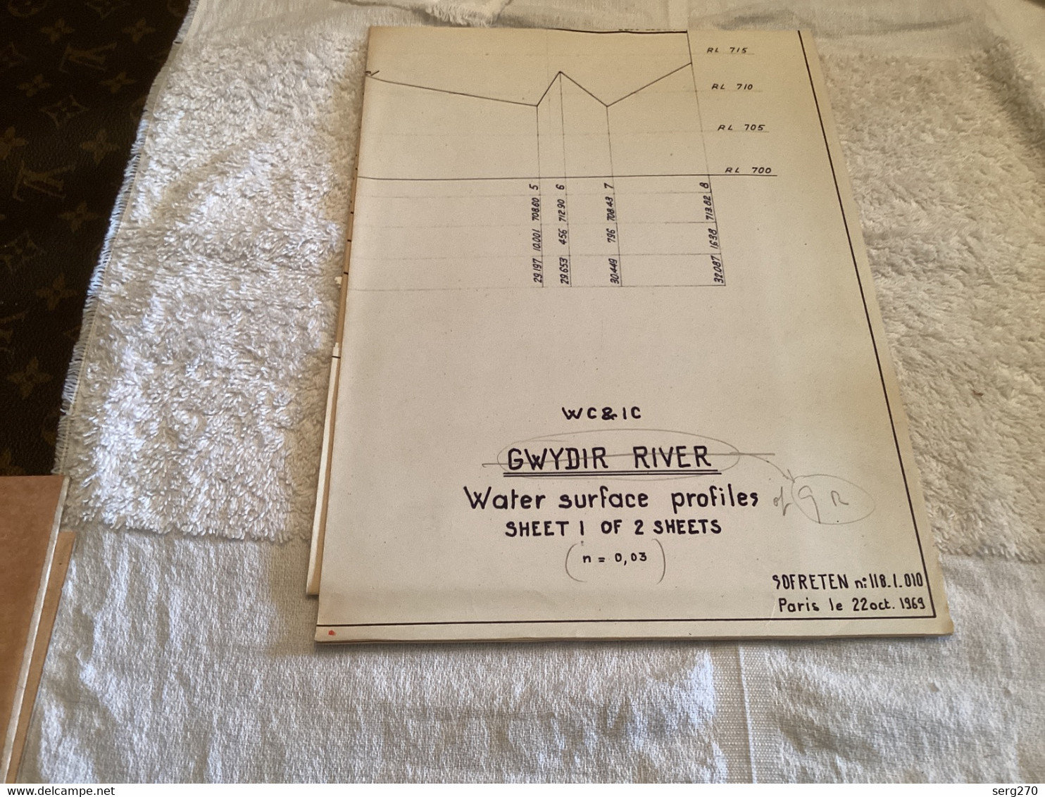 Plan   Water Conservation Irrigation Weirs On The Mehi And Gwydir Rivers 1969 Australia Australie - Public Works