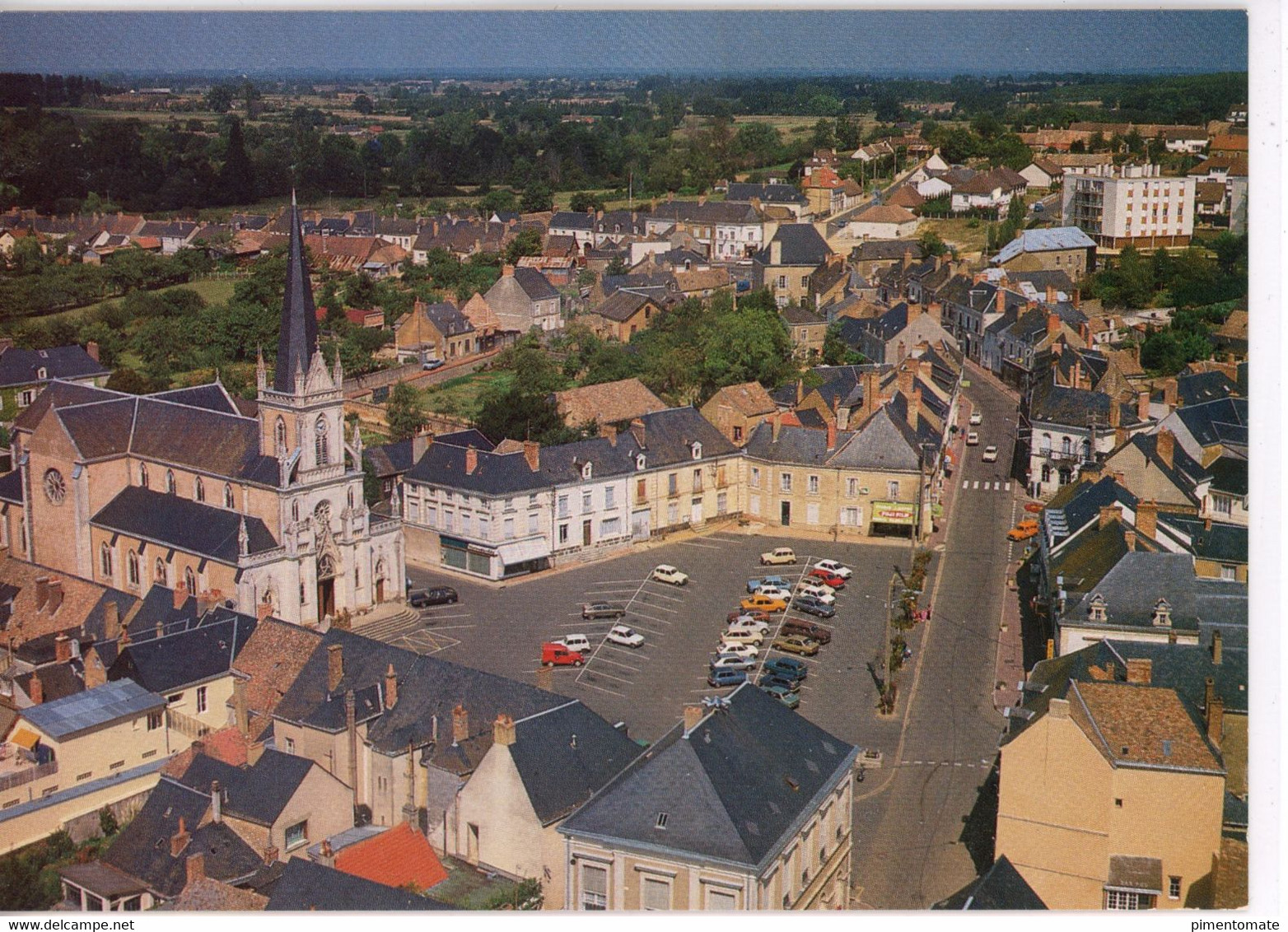 ECOMMOY VUE GENERALE AERIENNE - Ecommoy