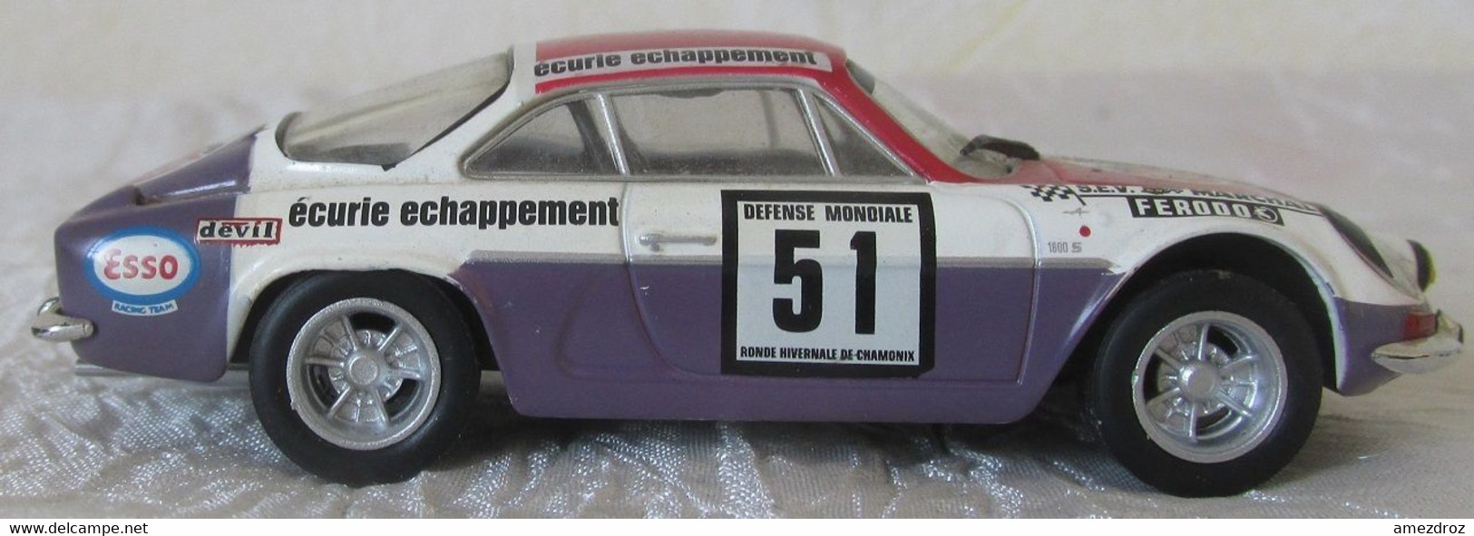 Voiture De Rallye Eligor 1/43 Alpine Renault A110 Chamonix - Eligor