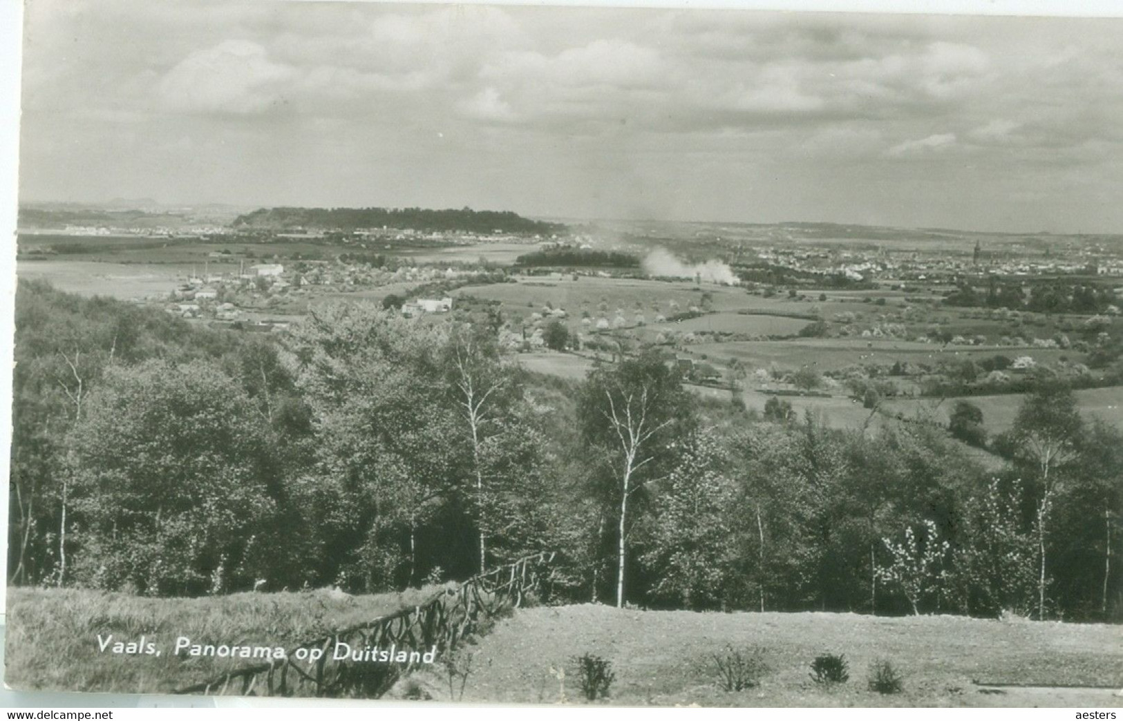 Vaals 1958; Panorama Op Duitsland - Gelopen. (Café-Rest. Wilhelminatoren - Vaals) - Vaals