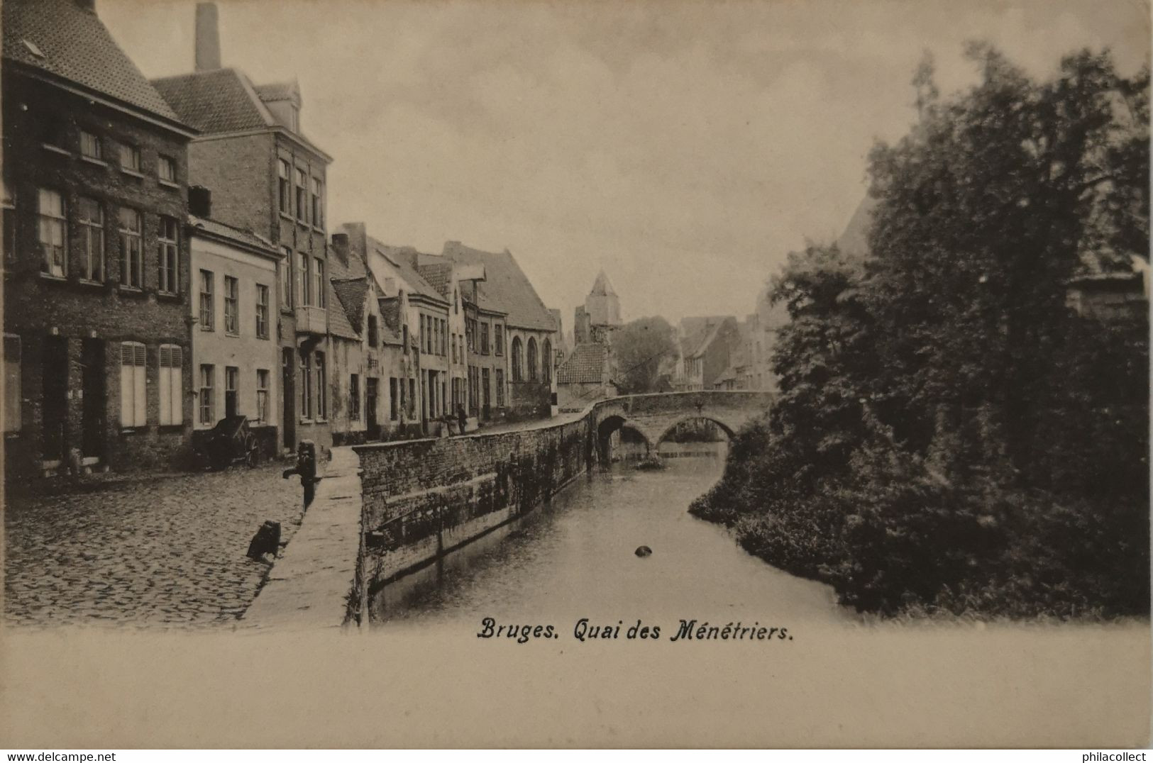 Brugge - Bruges  // Quai Des Menetriers Ca 1900 - Brugge