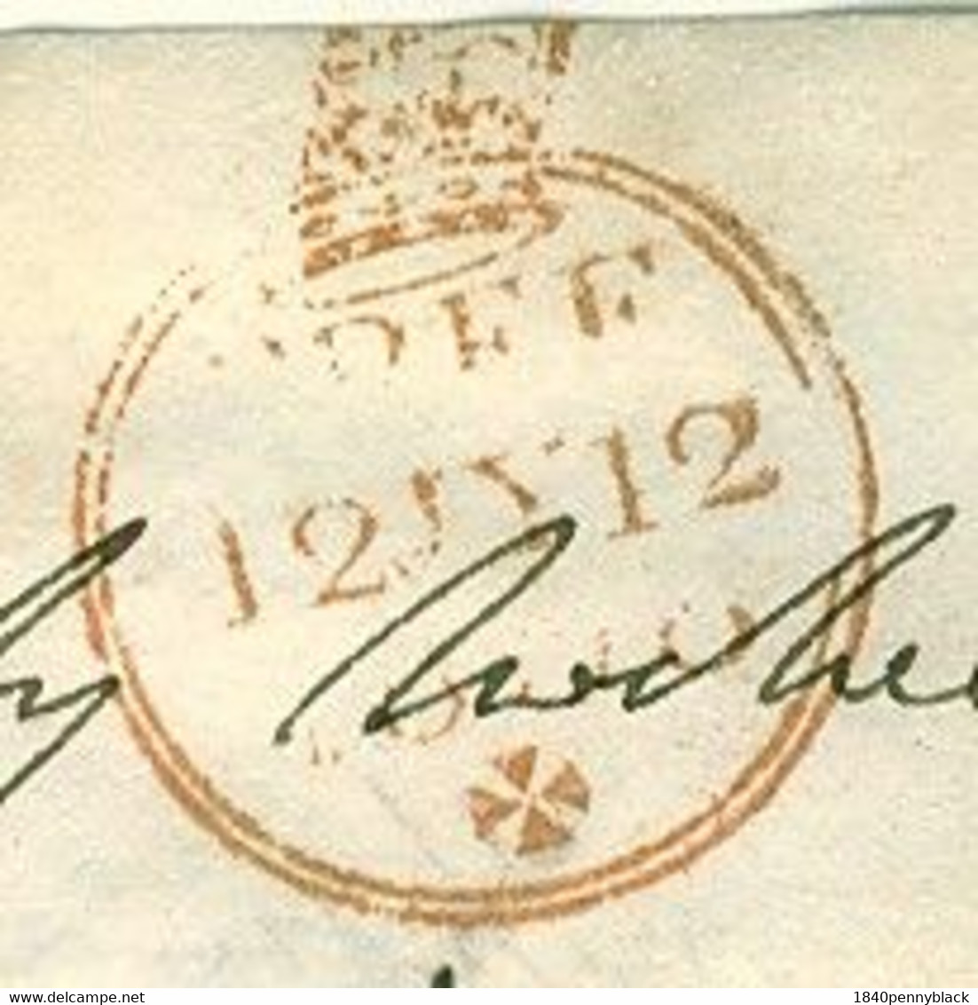 GB 1838 FREE  Front  Signed By Thomas Greene M.P For Lancaster 1824-52 - ...-1840 Préphilatélie