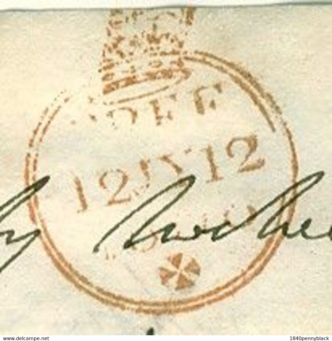 GB 1838 FREE  Front  Signed By Thomas Greene M.P For Lancaster 1824-52 - ...-1840 Precursori