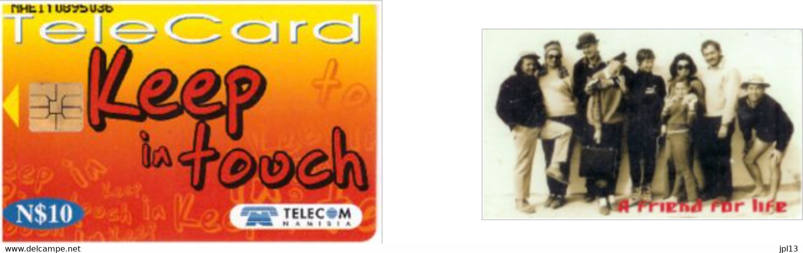 Carte à Puce - Namibie - Telecom Namibia - Keep In Touch - A Friend For Life - Namibië