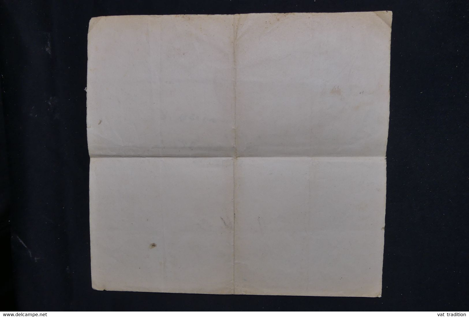 INDES ANGLAISES - Document De Madras En 1870 - L 124010 - 1858-79 Compagnie Des Indes & Gouvernement De La Reine