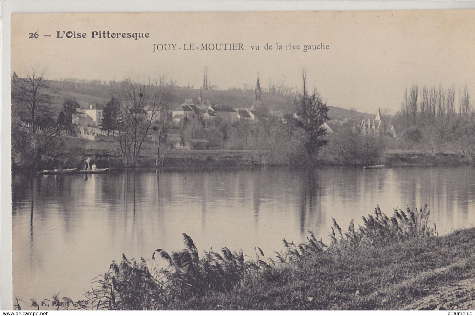 JOUY LE MOUTIER  Vu De La Rive Gauche - Jouy Le Moutier