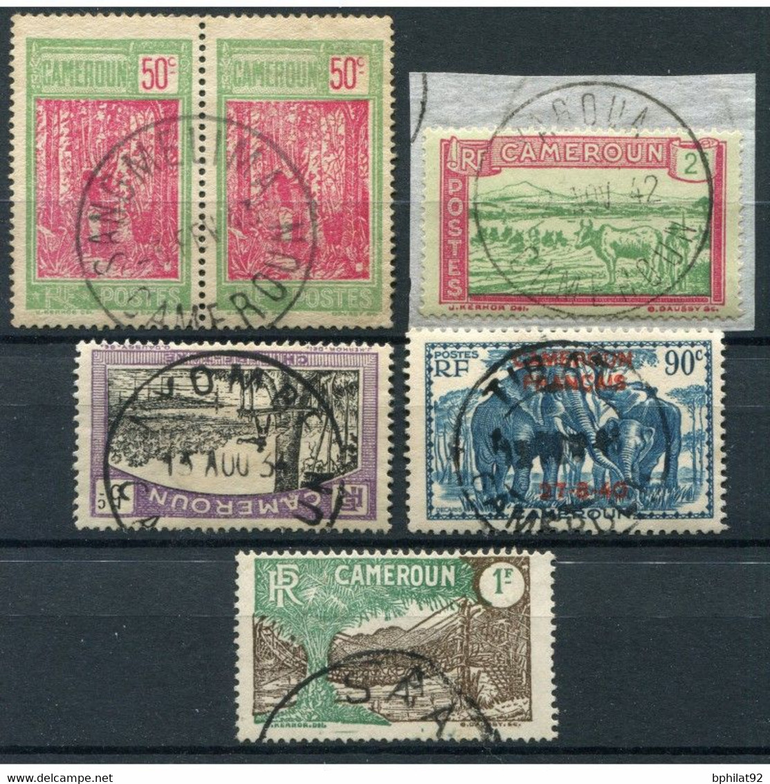 !!! LOT D'OBLITERATIONS CHOISIES DE BUREAUX DU CAMEROUN - Used Stamps