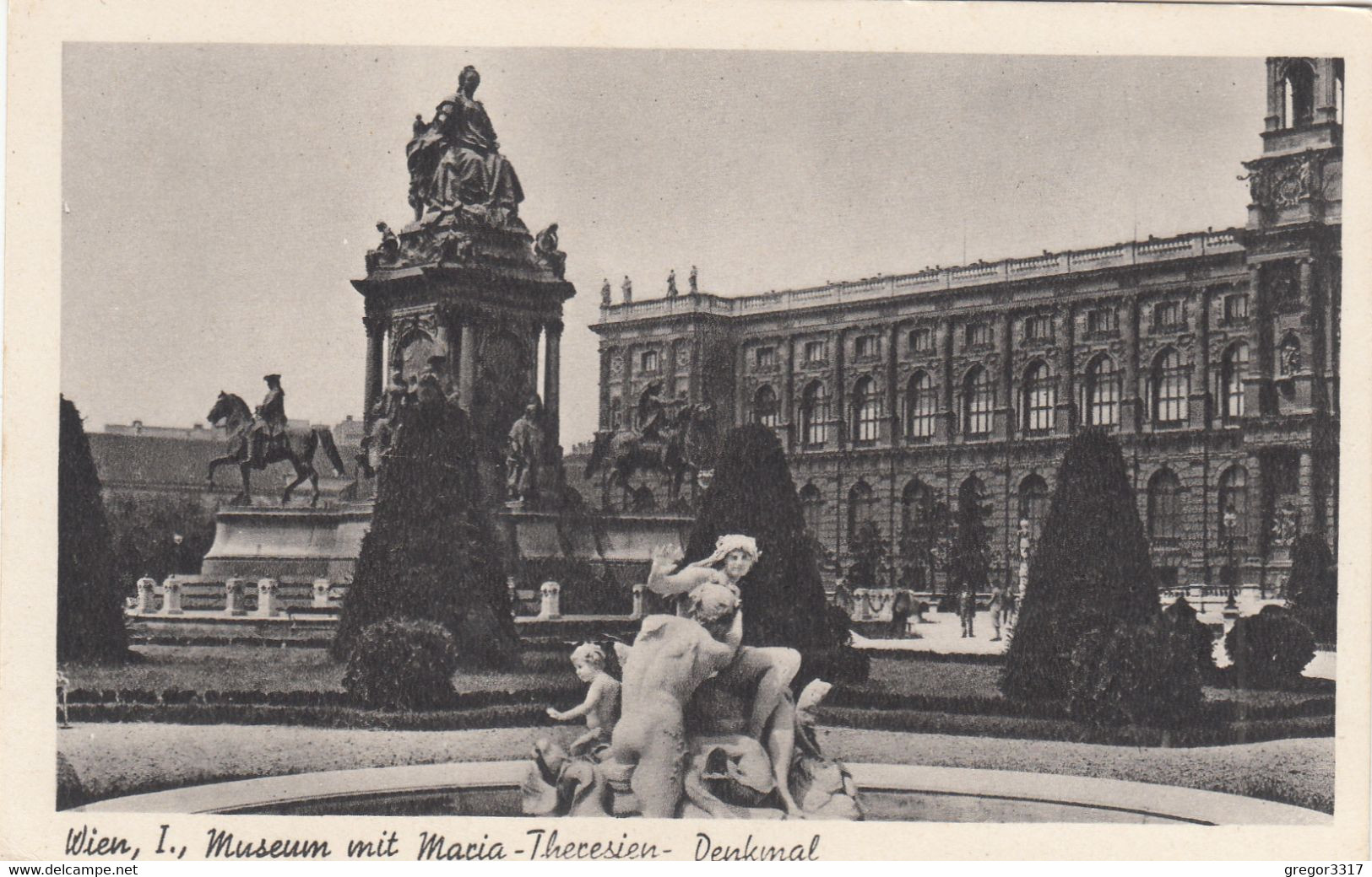 B3335) WIEN - Mueseum Mit Maria Theresien Denkmal ALT !! - Musées