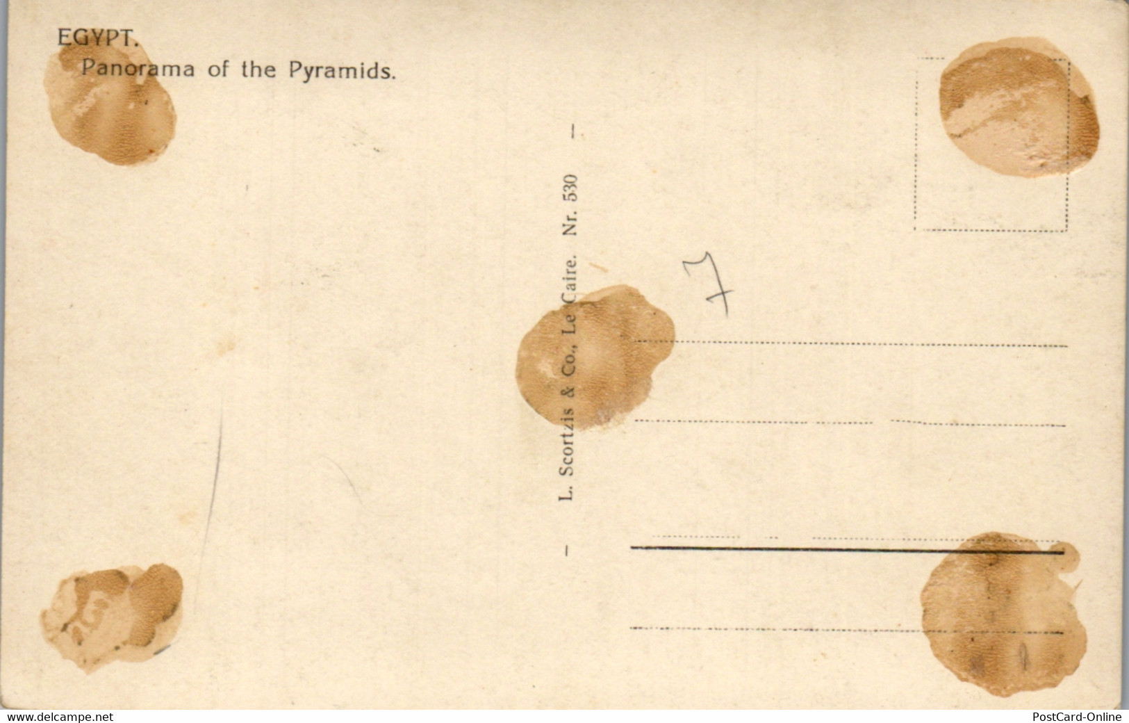 34693 - Ägypten - Panorama Of The Pyramids - Nicht Gelaufen - Piramiden