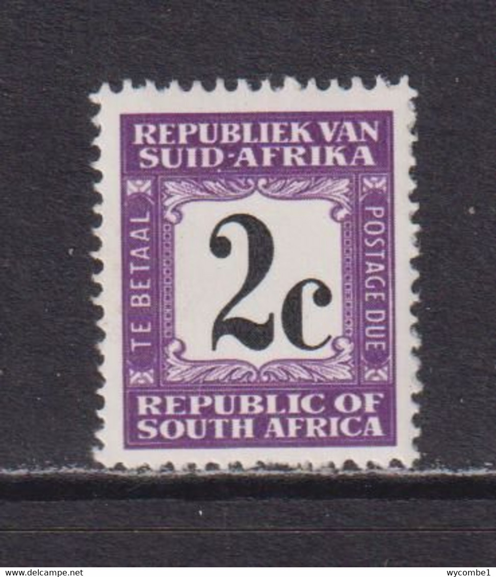 SOUTH AFRICA - 1961 Postage Due 2c Never Hinged Mint - Strafport