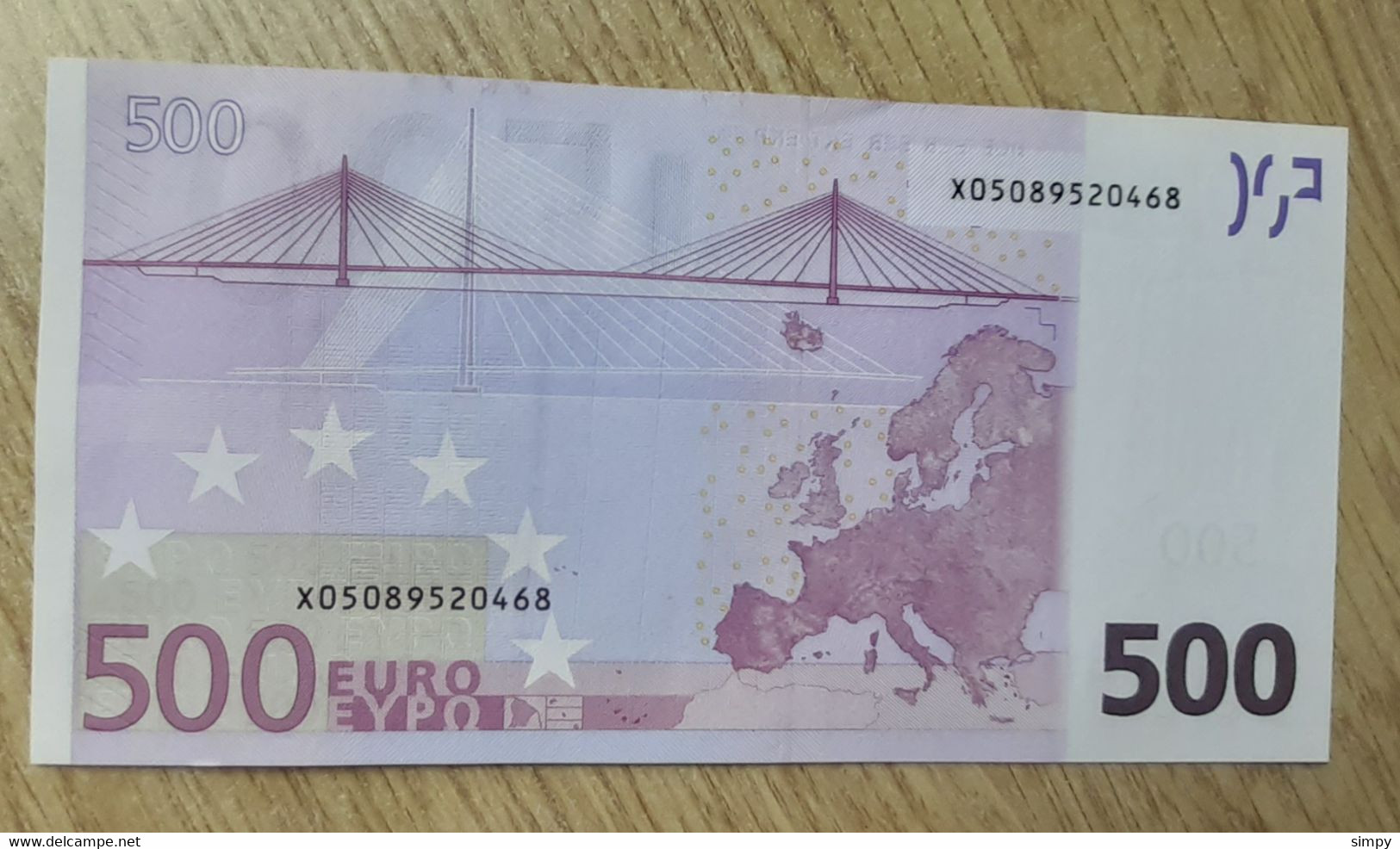 Germany 500 Euro 2002 Trichet UNC Letter X Print Code R010 E1 - 500 Euro
