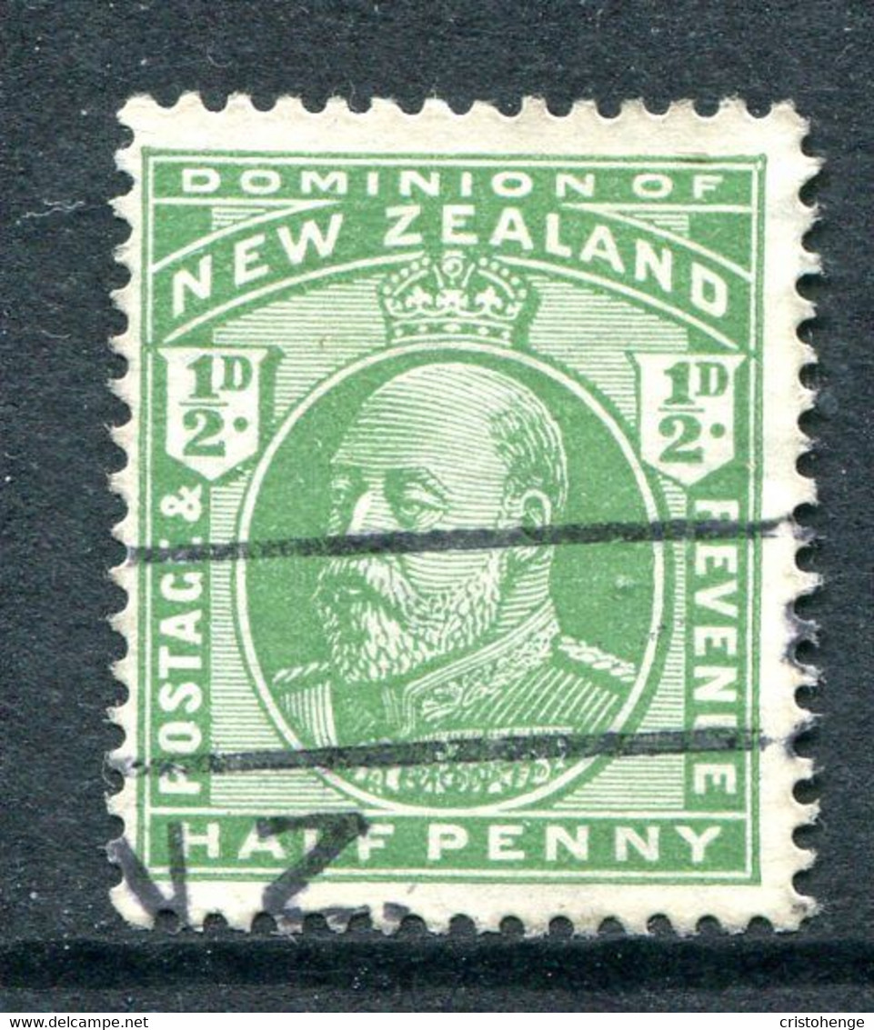 New Zealand 1909-12 King Edward VII - ½d Green Used (SG 387) - Gebraucht