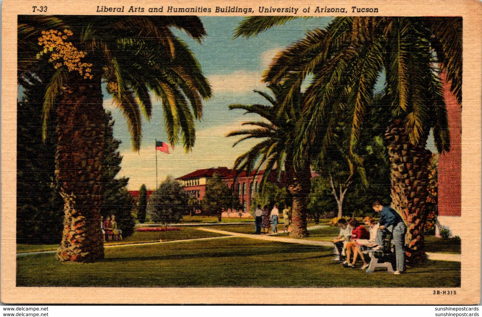 Arizona Phoenix Liberal Arts And Humanities Buildings University Of Arizona Curteich - Phönix