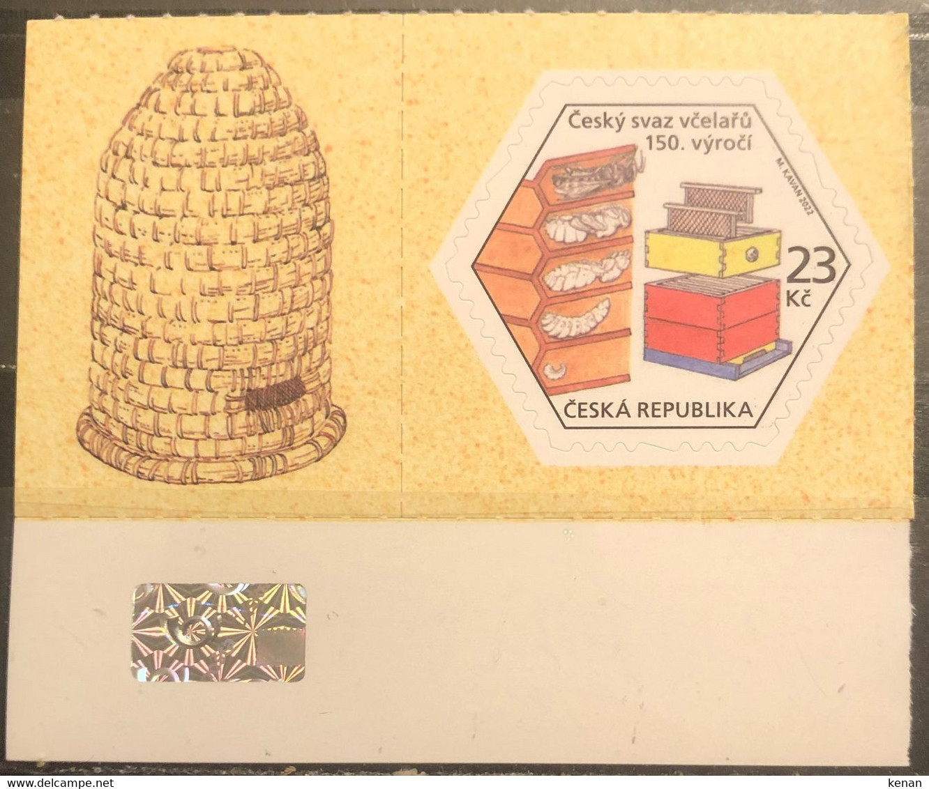 Czech Republic, 2022, The 150th Anniversary Of Czech Beekeepers Association With Label (MNH) - Ongebruikt