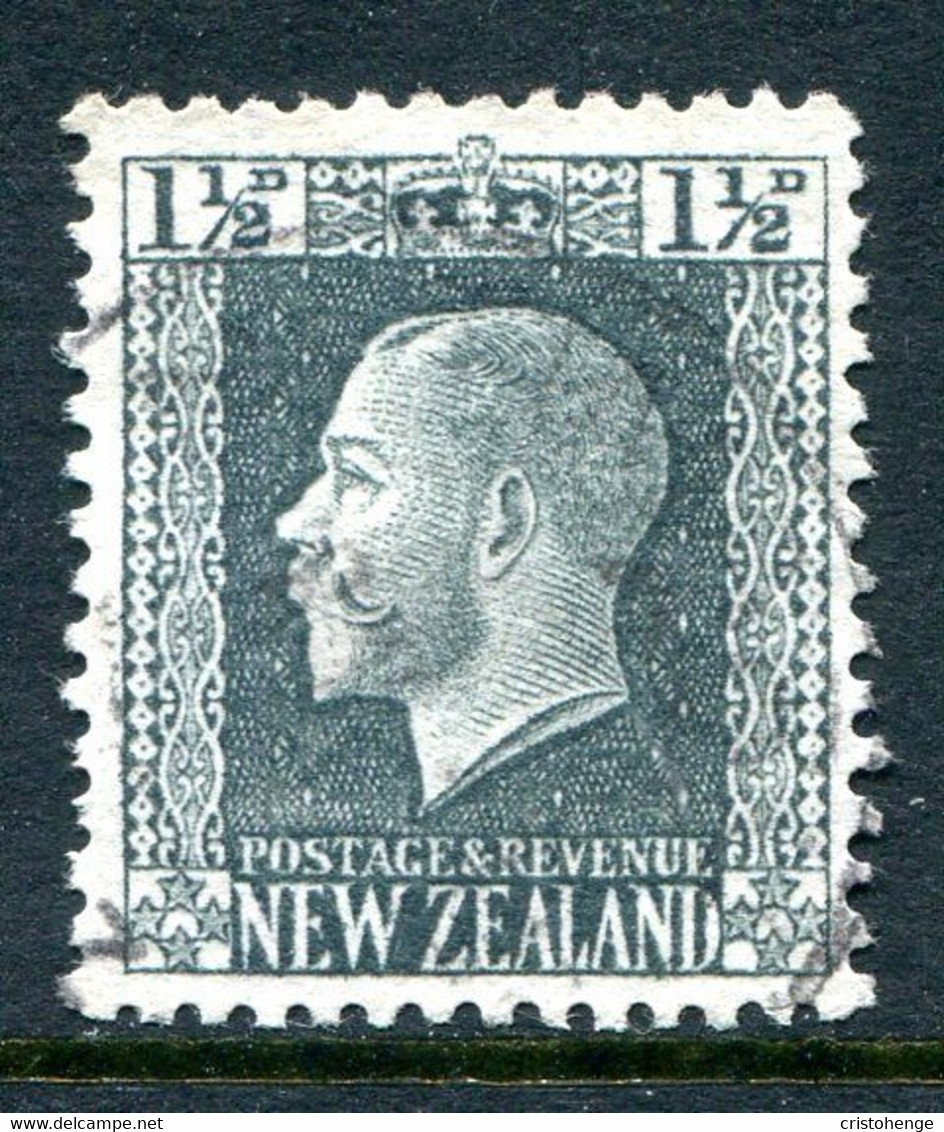 New Zealand 1915-30 KGV - Recess - P.14 X 13½ - 1½d Grey-slate Used (SG 416) - Usados