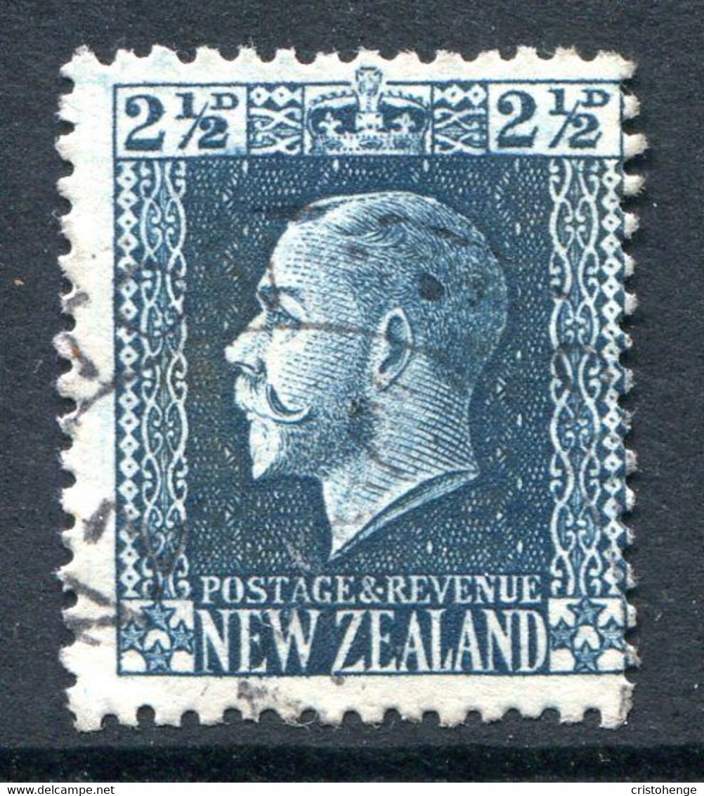 New Zealand 1915-30 KGV - Recess - P.14 X 14½ - 2½d Blue Used (SG 419a) - Gebraucht