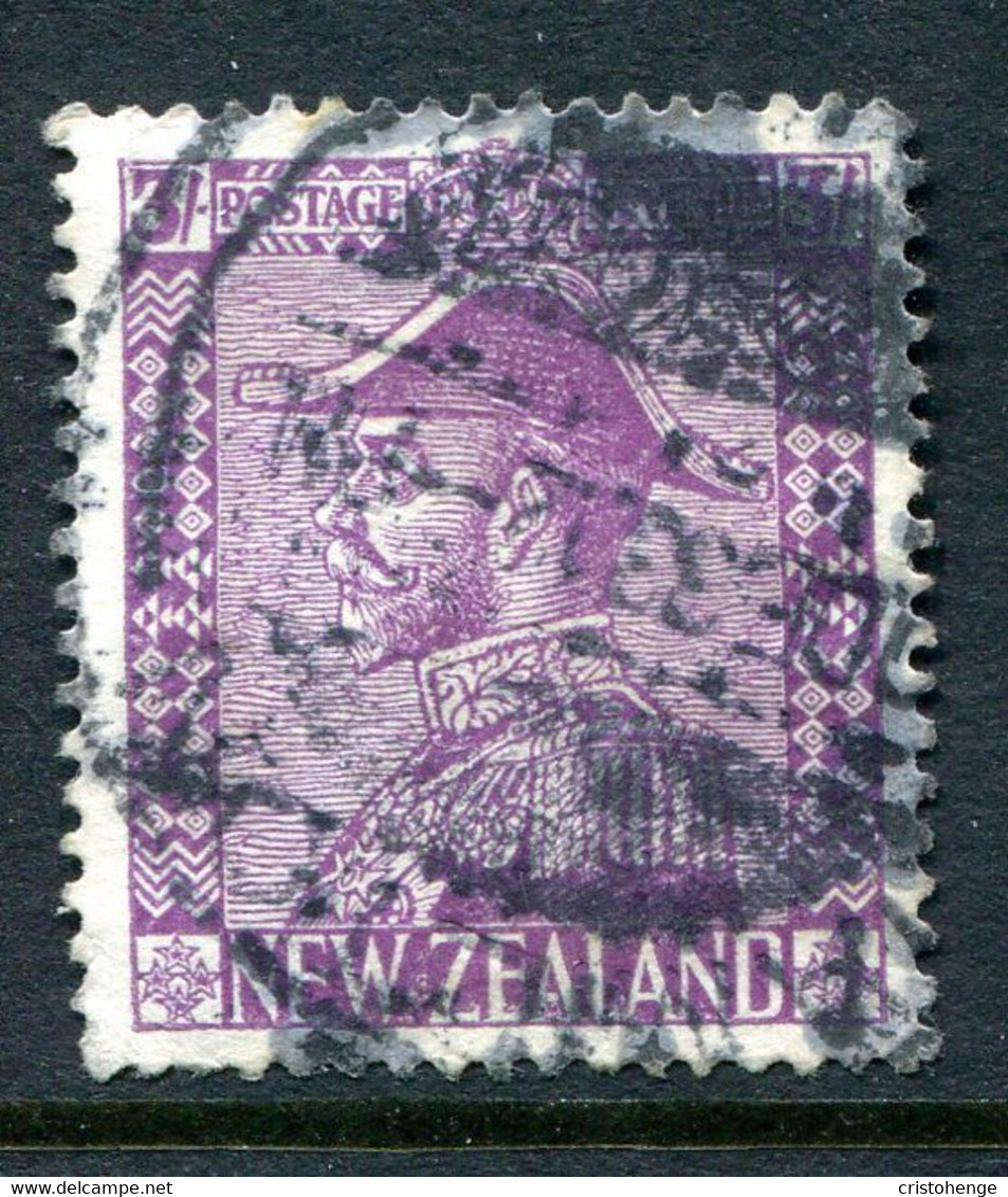 New Zealand 1926-34 Admirals - Jones - 3/- Mauve Used (SG 467) - Gebraucht