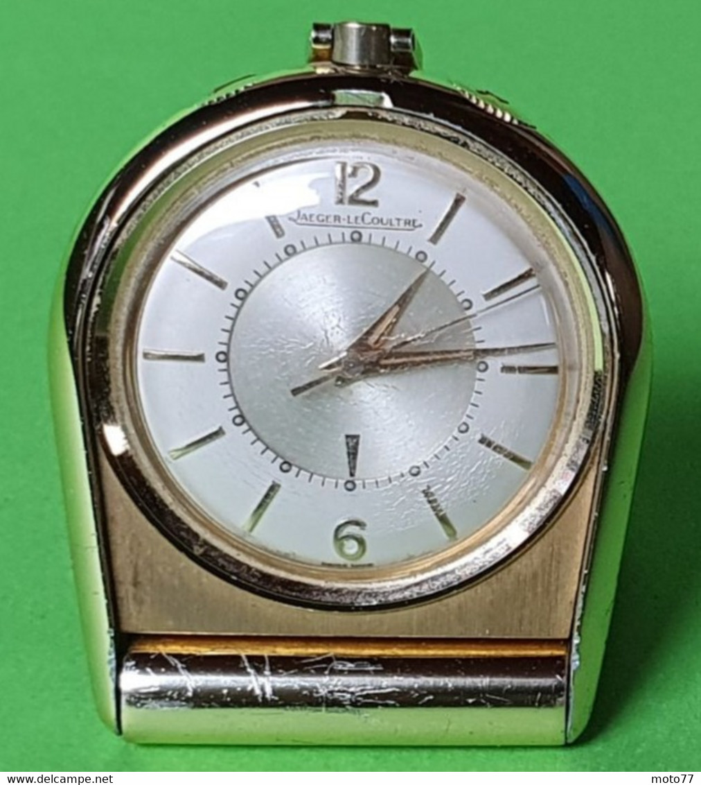 Réveil De Voyage JAEGER LECOULTRE Mémovox - Pendulette De Bureau - Alarme - Montre Mouvement Mécanique - Vers 1960 - Sveglie