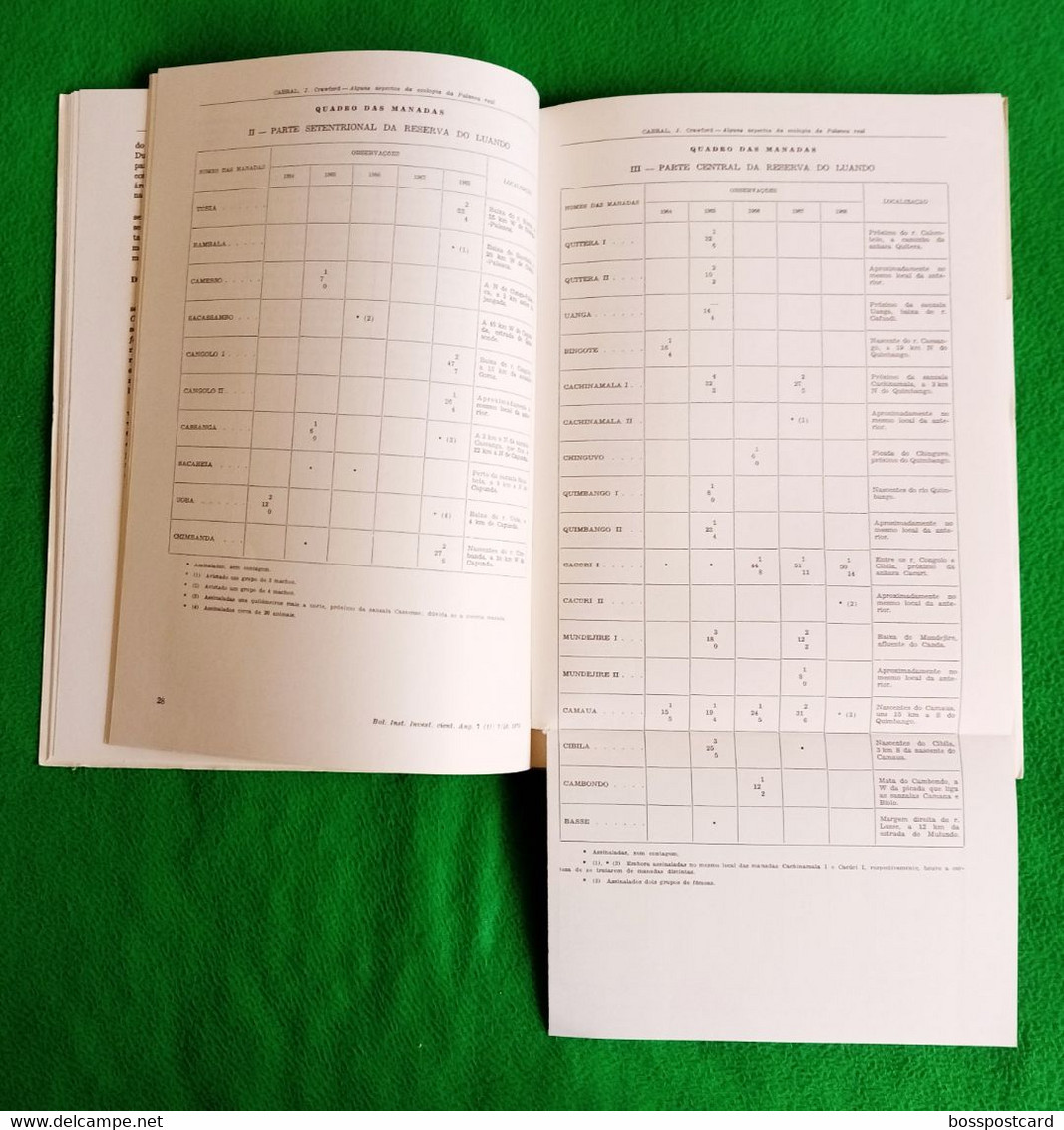 Angola - Boletim do Instituto de Investigação Científica Nº 7 de 1970 - Minas - Mines - Portugal