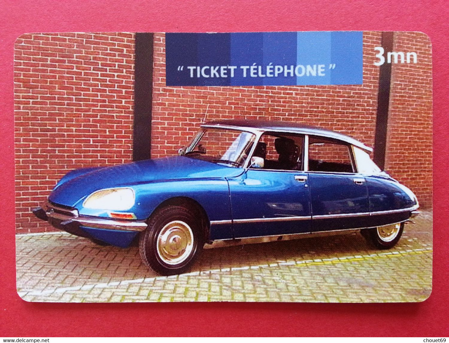 Ticket France Telecom Voiture Citroën DS 2004 - 1000ex - Factice Spécimen Non Retenu ? (CB0621 - FT Tickets