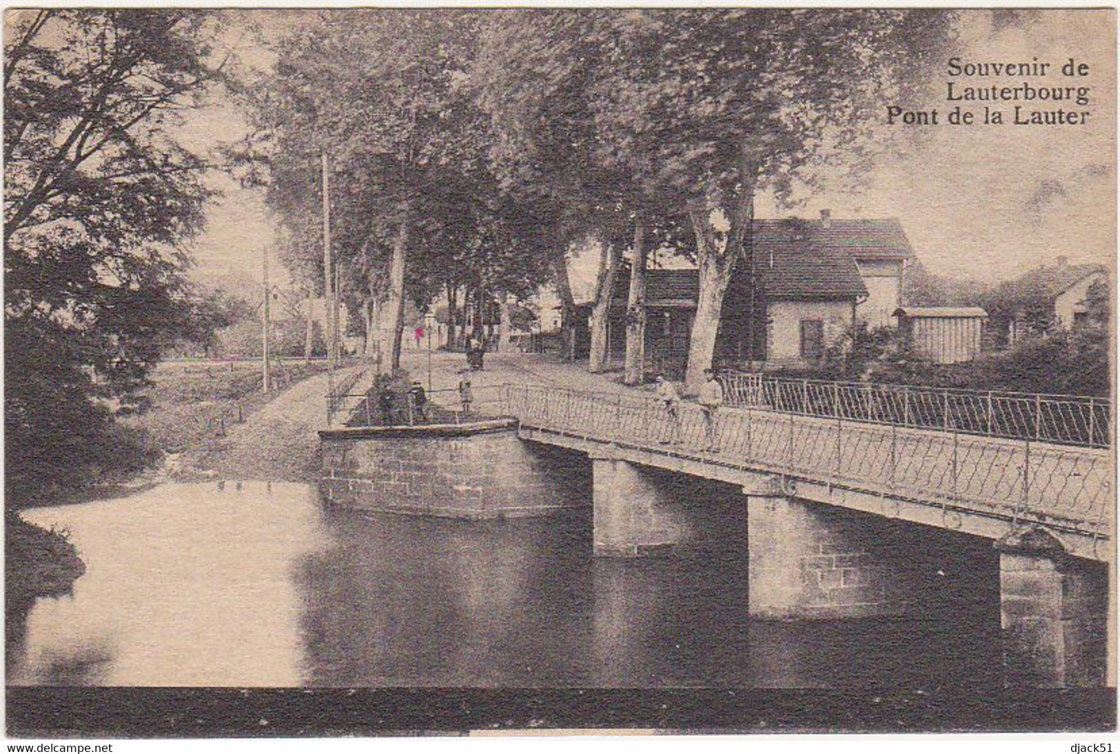 67 - Souvenir De Lauterbourg (Bas-Rhin) - Pont De La Lauter - Lauterbourg