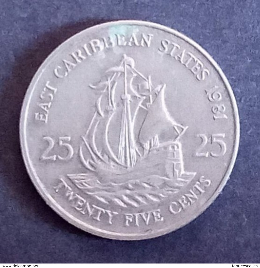 États Des Caraïbes Orientales - 25 Cent 1981 - Ostkaribischer Staaten