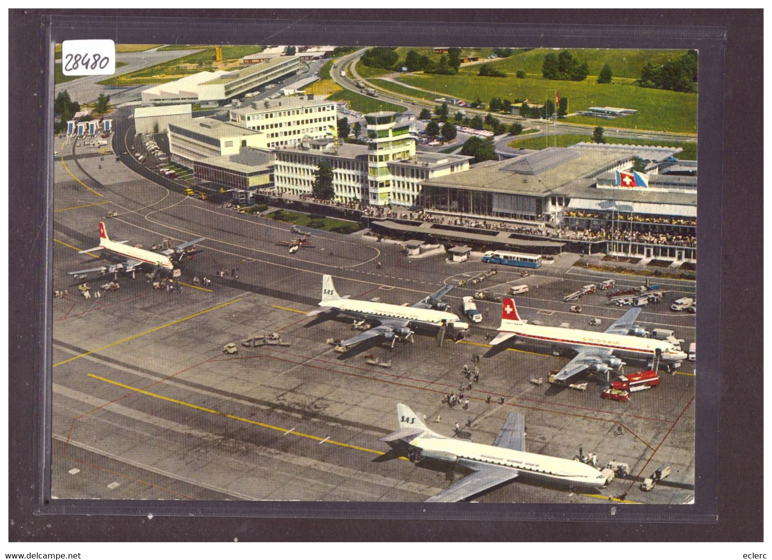 FORMAT 10x15cm - FLUGHAFEN ZÜRICH KLOTEN - AVION - AVIATION SUISSE - TB - Kloten