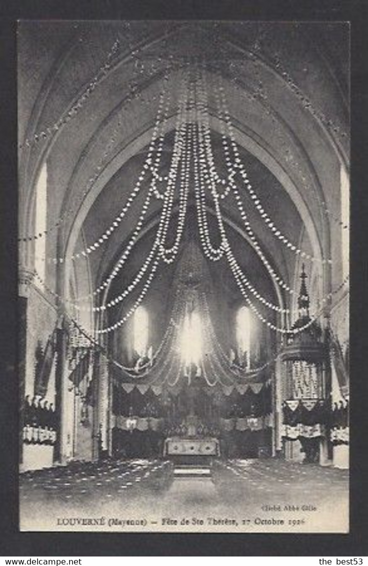 Louverné   -  Intérieur De L'Eglise  -  Fête De Saint Thérèse -  17 Octobre 1926 - Louverne