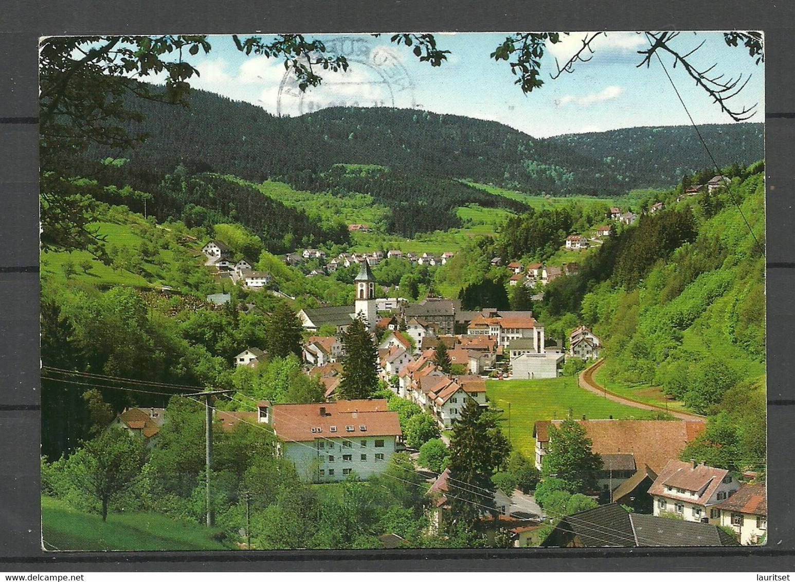 Deutschland BAD PETERSTAL Schwarzwald (gesendet 1991, Mit Briefmarke) - Bad Peterstal-Griesbach