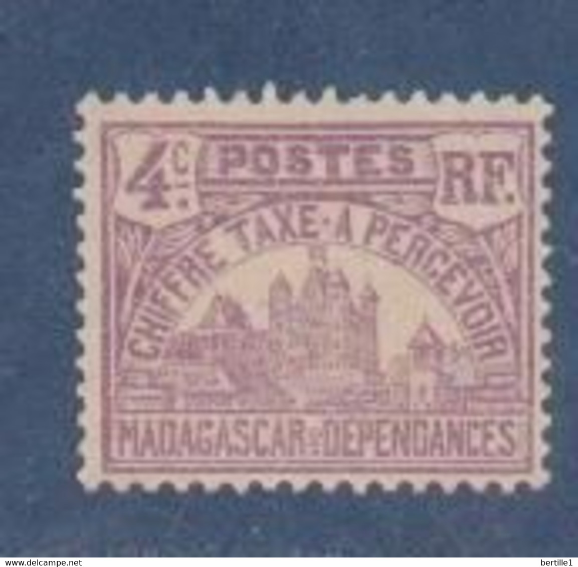 MADAGASCAR     N° YVERT  : TAXE 9  NEUF AVEC CHARNIERES  ( CHAR 4/ 30 ) - Timbres-taxe