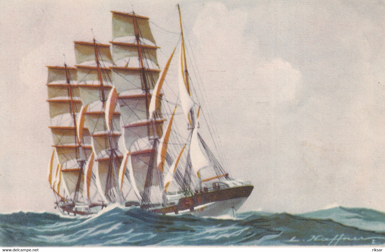 ILLUSTRATEUR(HAFFNER) BATEAU VOILIER - Haffner