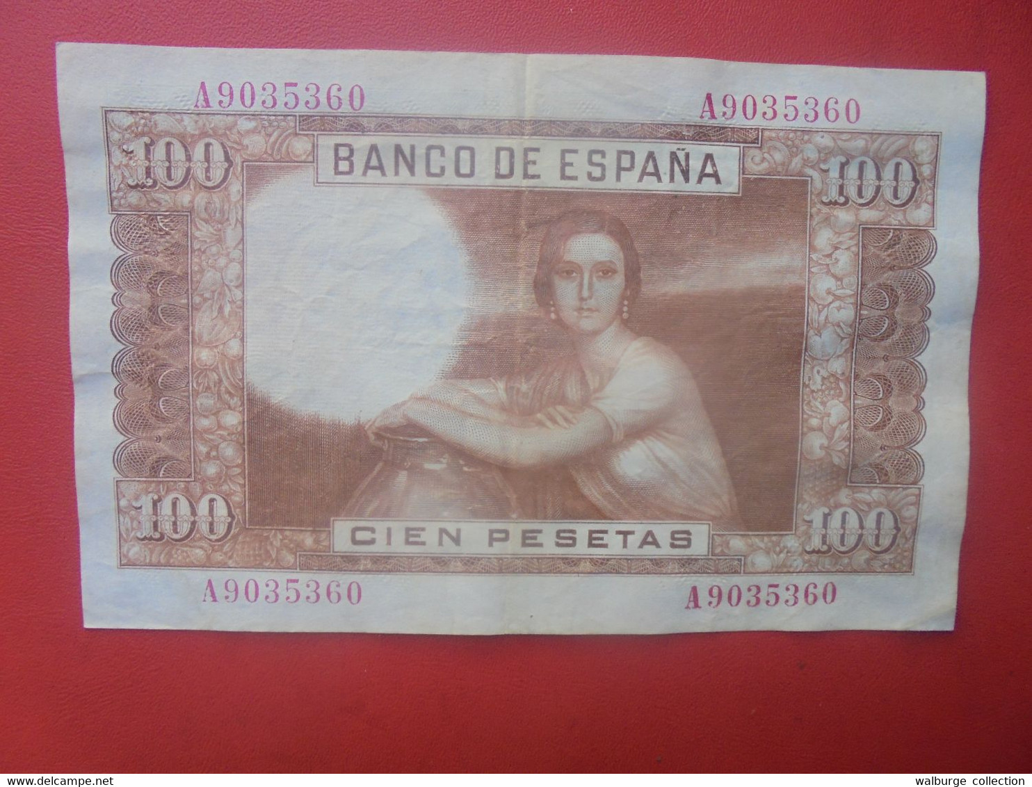 ESPAGNE 100 PESETAS 1953 "A" Circuler (L.5) - 100 Pesetas