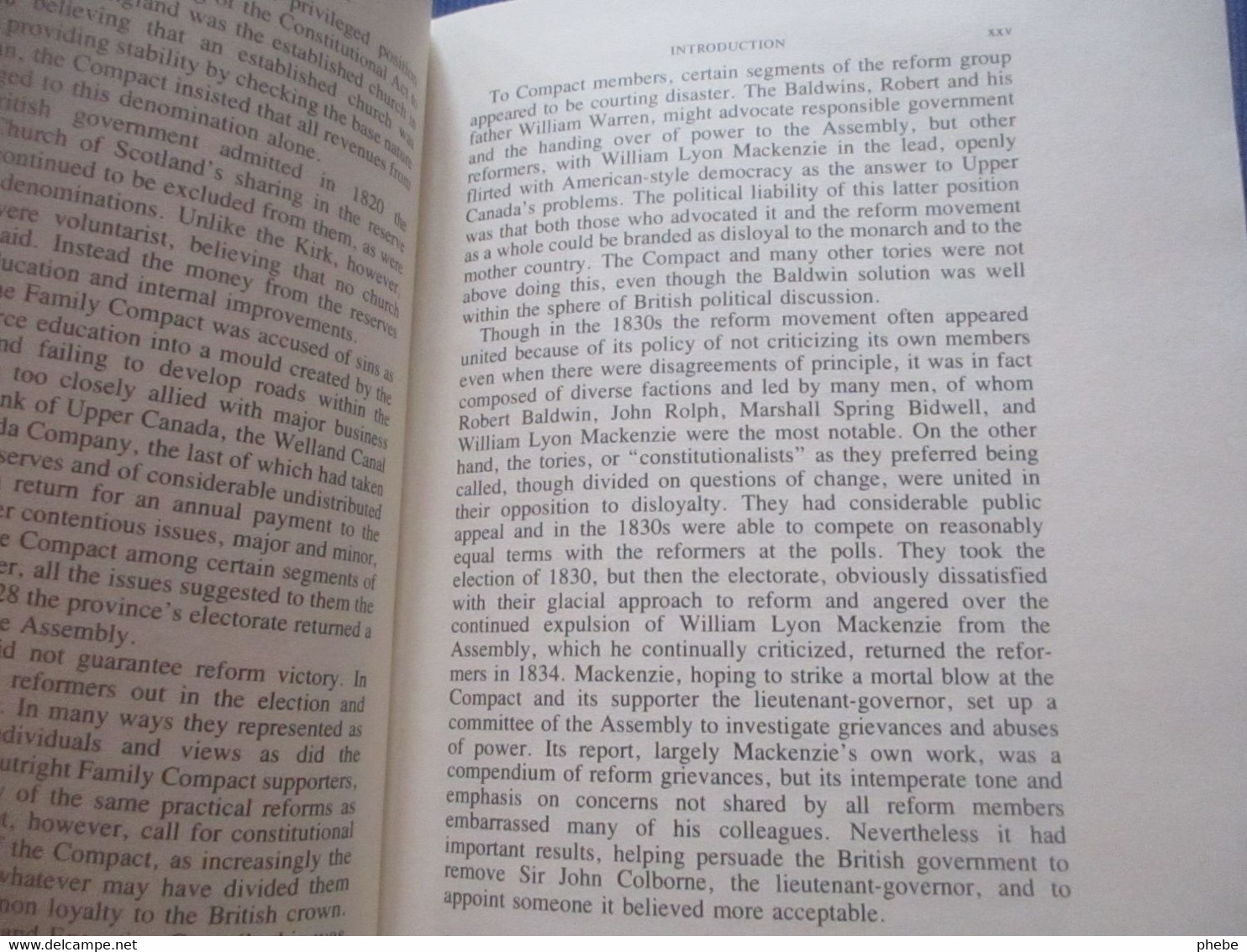 The Rebellion Of 1837 In Upper Canada  The Publication Of The Champlain Society - Kanada