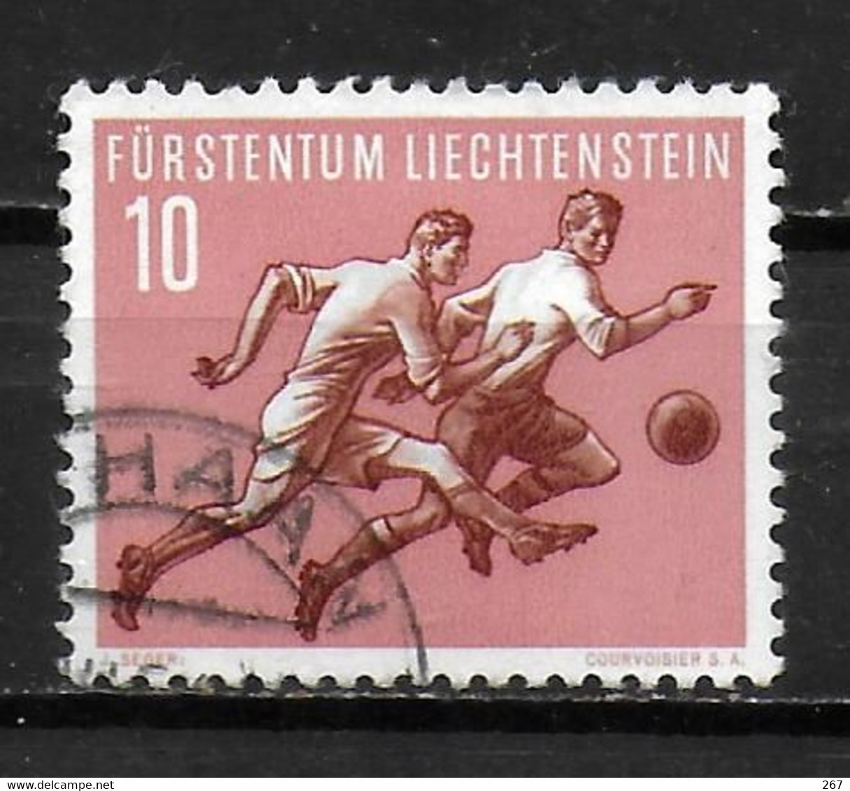 LIECHTENSTEIN  N°  284 Oblitere     Football   Soccer  Fussball - Oblitérés