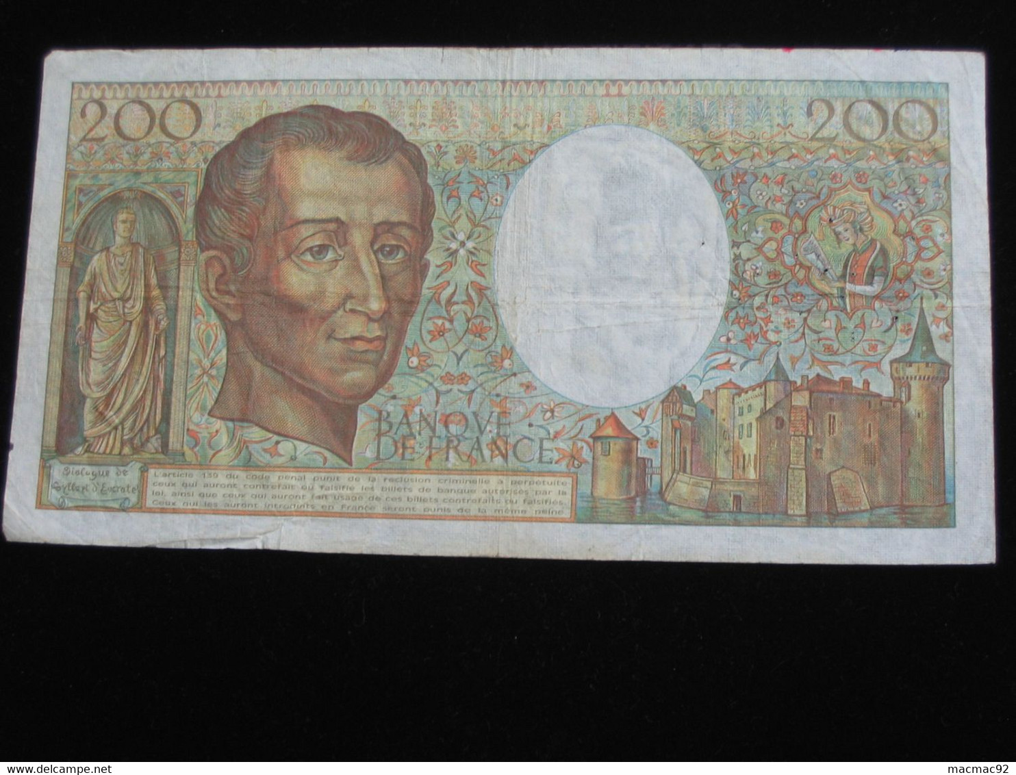 200 Francs MONTESQUIEU 1982  **** EN ACHAT IMMEDIAT **** - 200 F 1981-1994 ''Montesquieu''