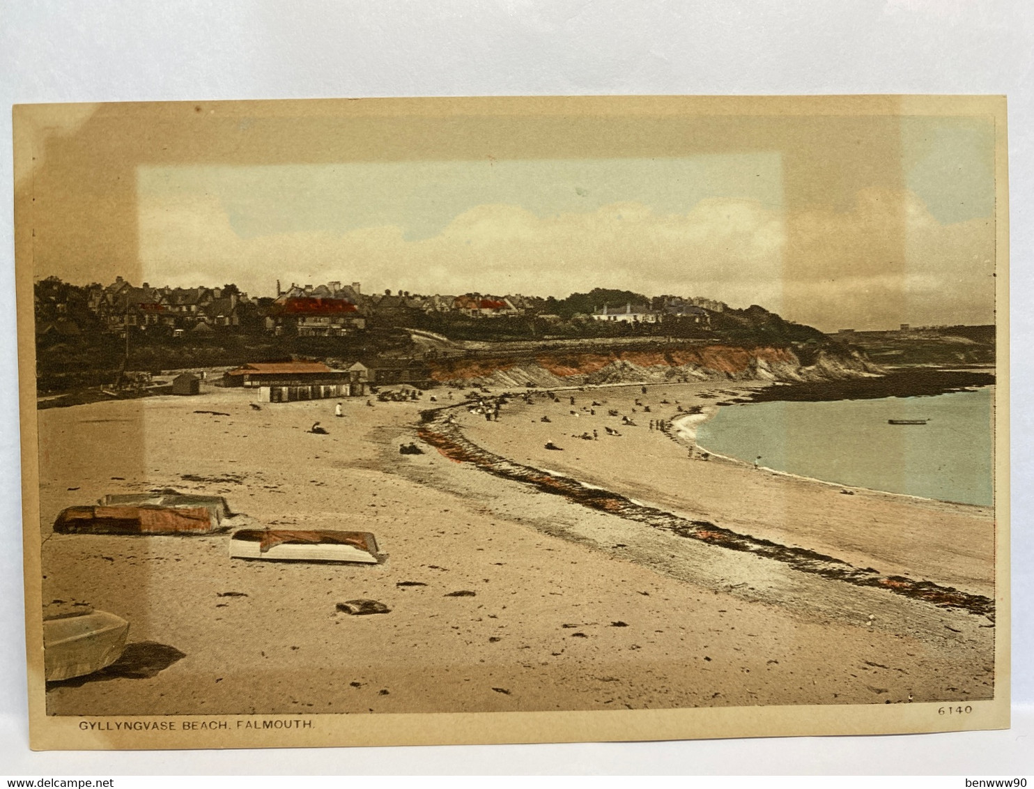 Gyllyngvase Beach, Falmouth, United Kingdom Postcard - Falmouth