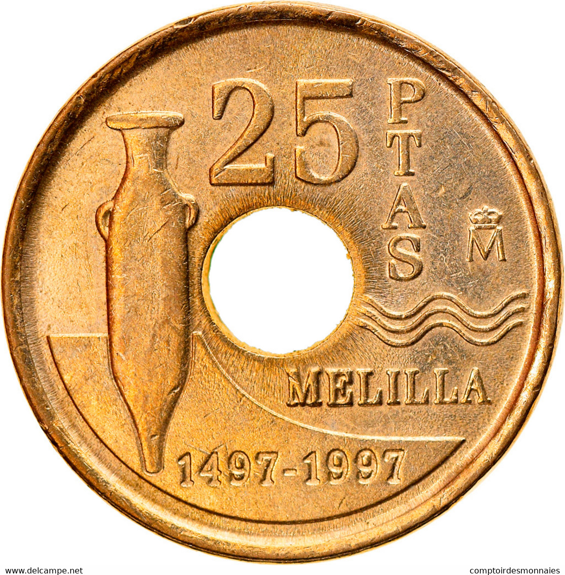 Monnaie, Espagne, Juan Carlos I, 25 Pesetas, 1997, Madrid, TTB+ - 25 Peseta