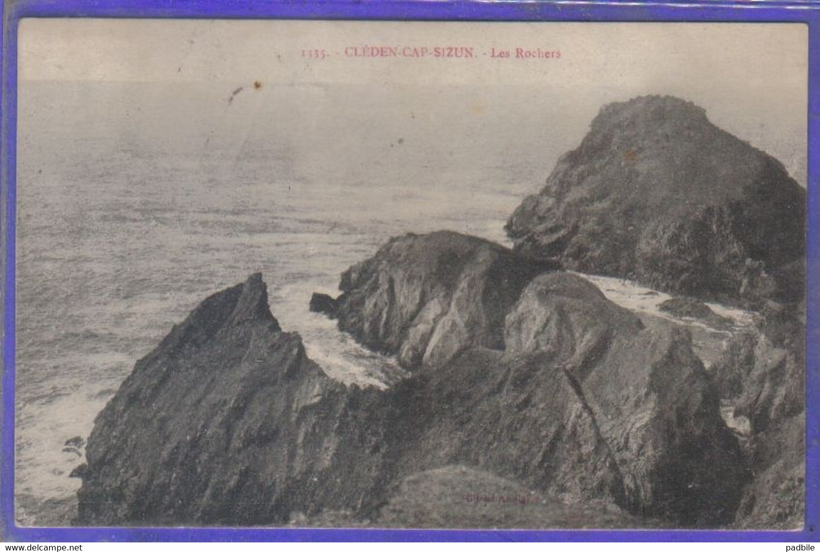 Carte Postale 29. Cléden-Cap-Sizun  Les Rochers   Très Beau Plan - Cléden-Cap-Sizun