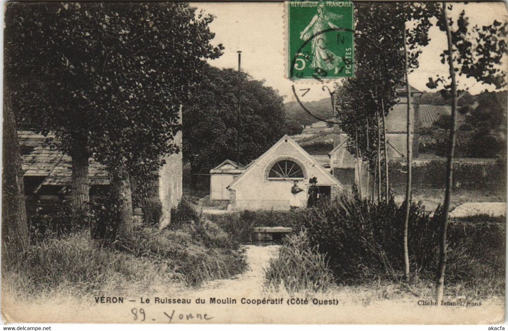 CPA VERON Le Ruisseau Du Moulin Cooperatif (49192) - Veron