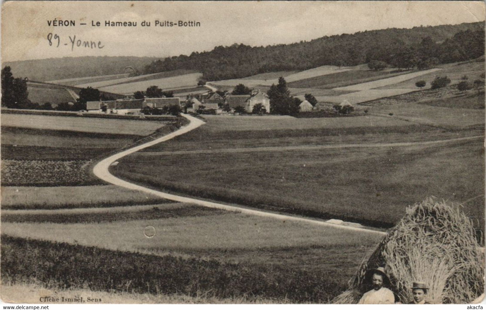 CPA VERON Le Hameau Du Puits-Bottin (49222) - Veron