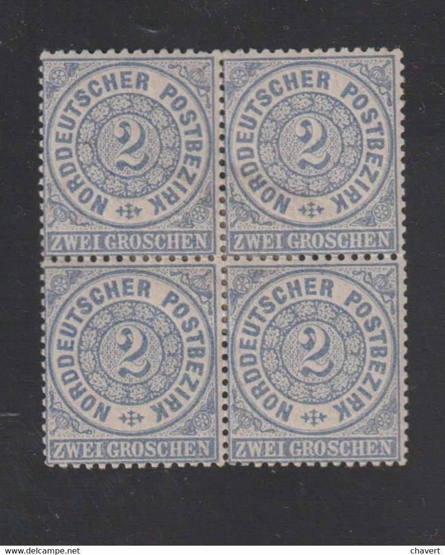 Allemagne - Conf Du Nord - YT N° 16 En Bloc De 4 Neuf* (cote 32 Euros) - Mint