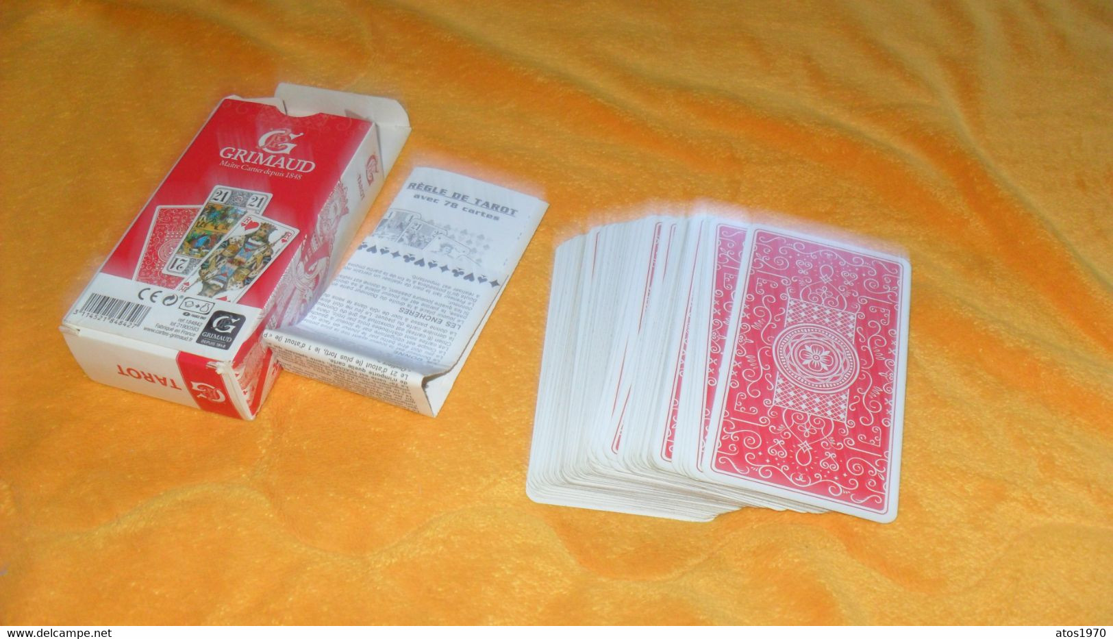 JEU DE TAROT SPECIAL CERCLE JEU DE 78 CARTES GRIMAUD MAITRE CARTIER.. - Tarots