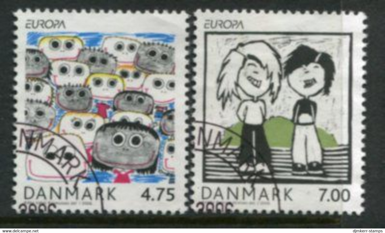 DENMARK 2006 Europa: Integration Used  Michel  1444-45 - Used Stamps