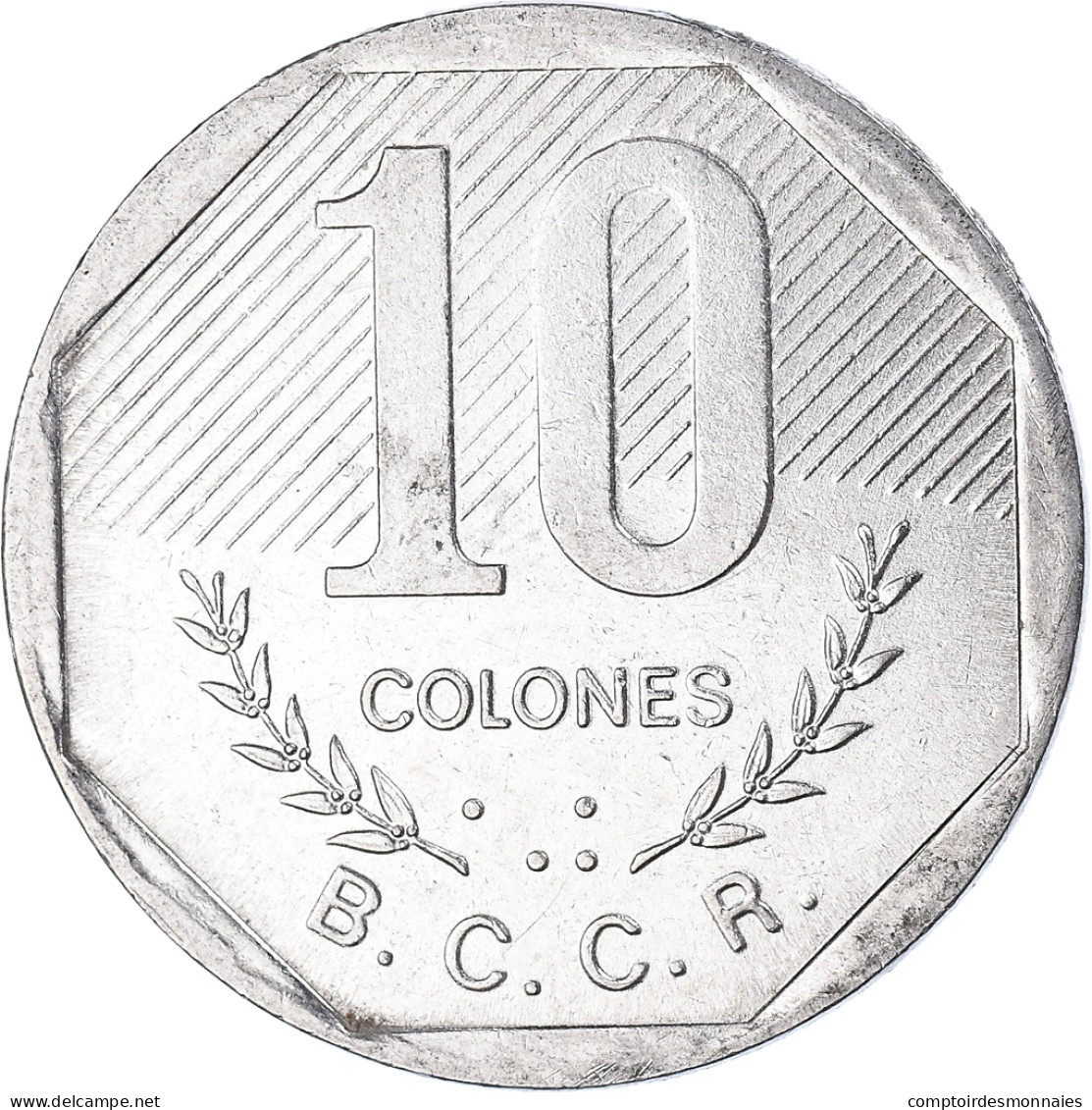 Monnaie, Costa Rica, 10 Colones, 1992 - Costa Rica