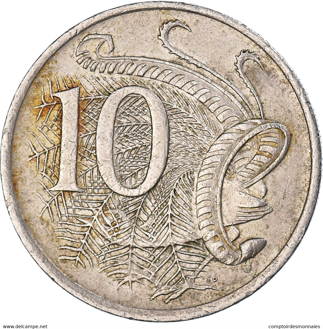 Monnaie, Australie, 10 Cents, 1975 - 10 Cents