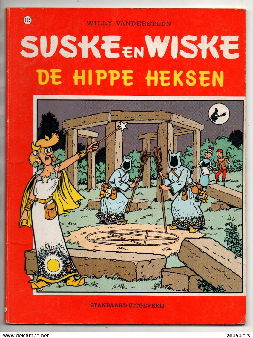 Suske En Wiske N°195 De Hippe Hersen Par Vandersteen - Standaard Uitgeverij De 1983 - D/1983/0034/175 - 1/09/1983 - Suske & Wiske